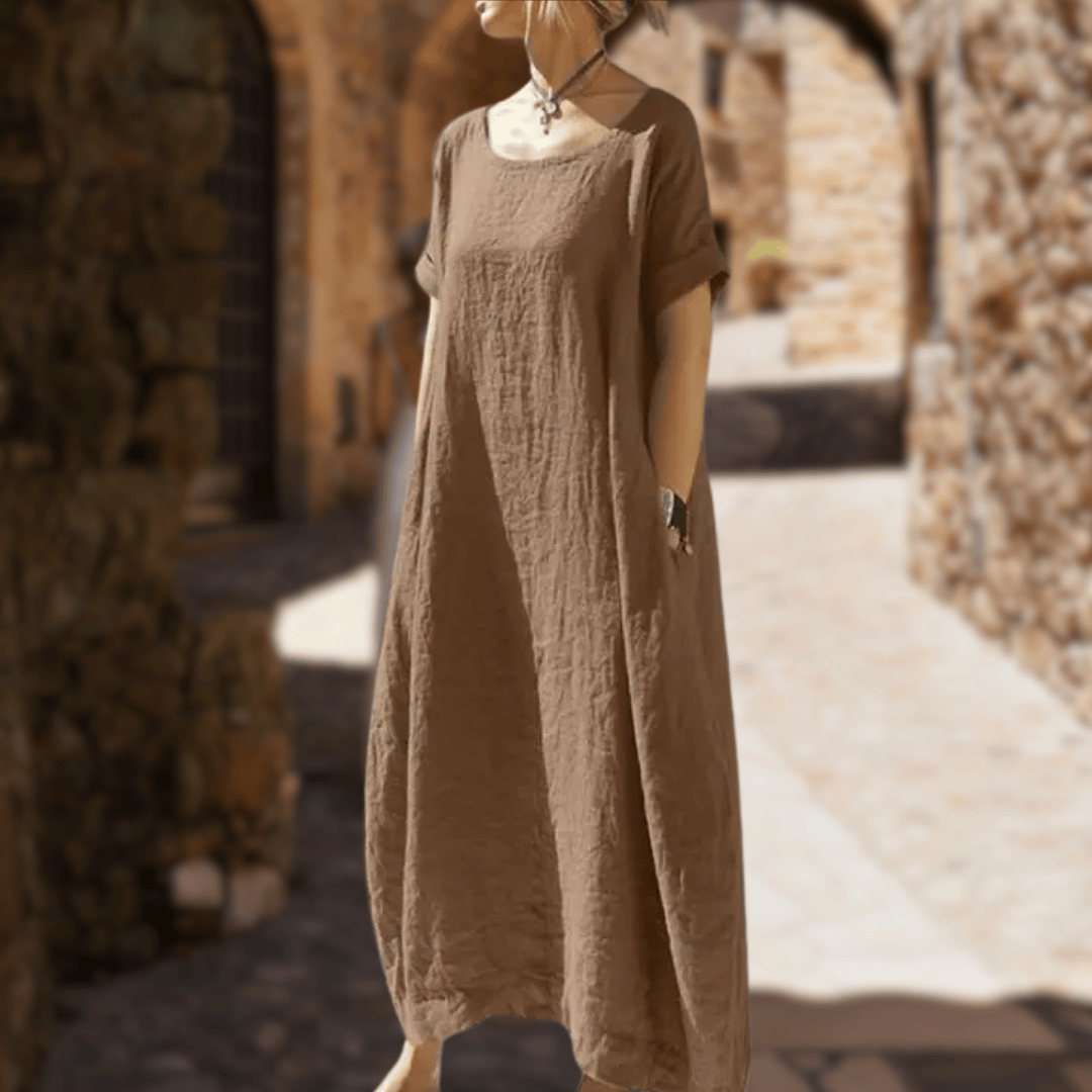 ALBA – WEICHES UND BEQUEMES LANGES FREIZEITKLEID