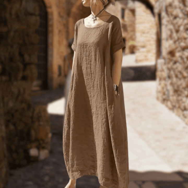 ALBA – WEICHES UND BEQUEMES LANGES FREIZEITKLEID