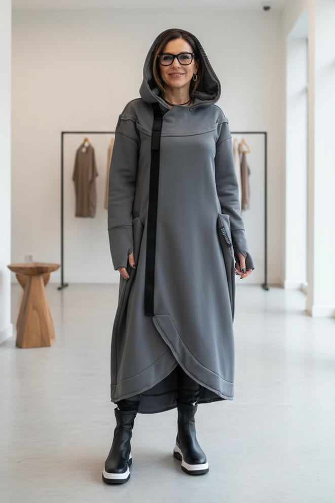 NAREL – SPORTLICHES HOODIEKLEID