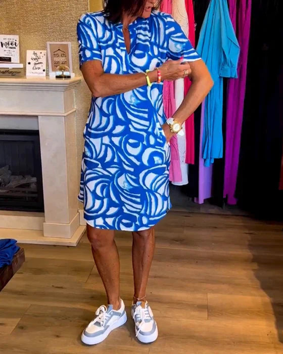 RHONDA - COLOURFUL DRESS