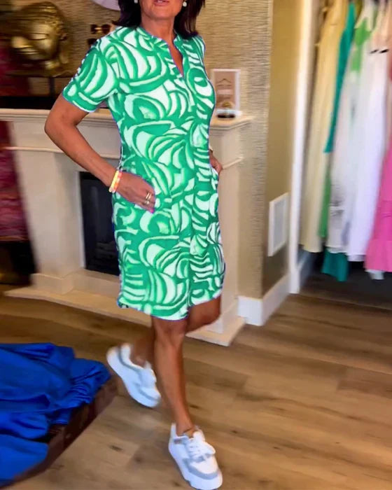 RHONDA - COLOURFUL DRESS