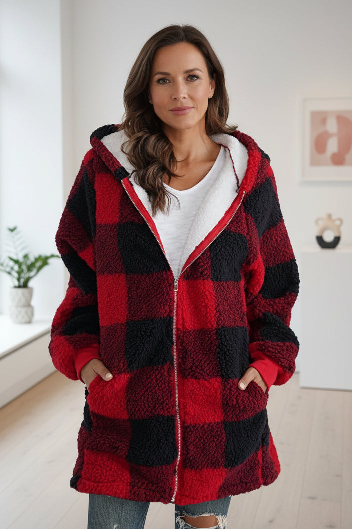 JASMINE – HOODIE-MANTEL