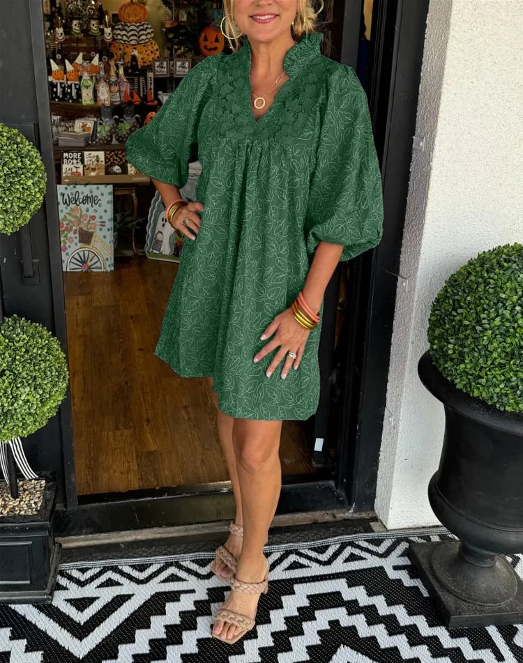 MELANIE – SOMMERKLEID MIT PUFFÄRMELN