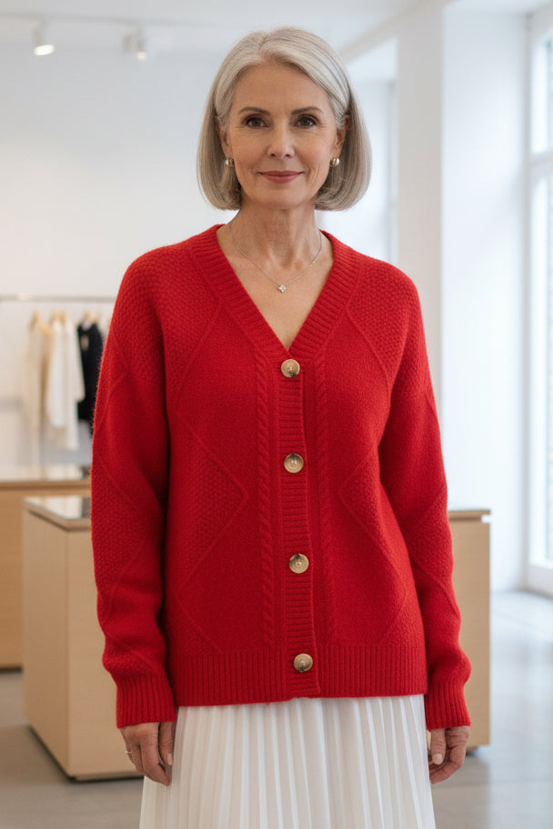 VALERIA – KLASSISCHE STRICKJACKE