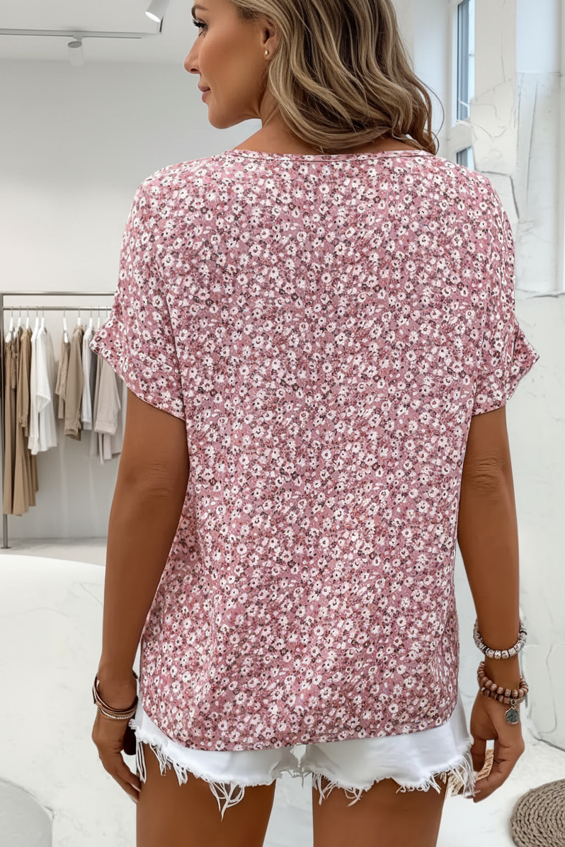 MAJA – SHIRT MIT BLUMENMUSTER