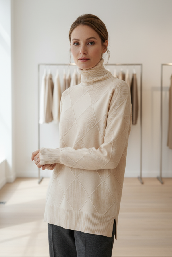 EVELYN – ROLLKRAGENPULLOVER
