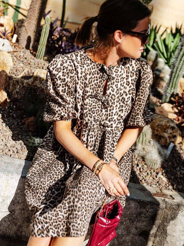 HANNAH – LEOPARD-KLEID