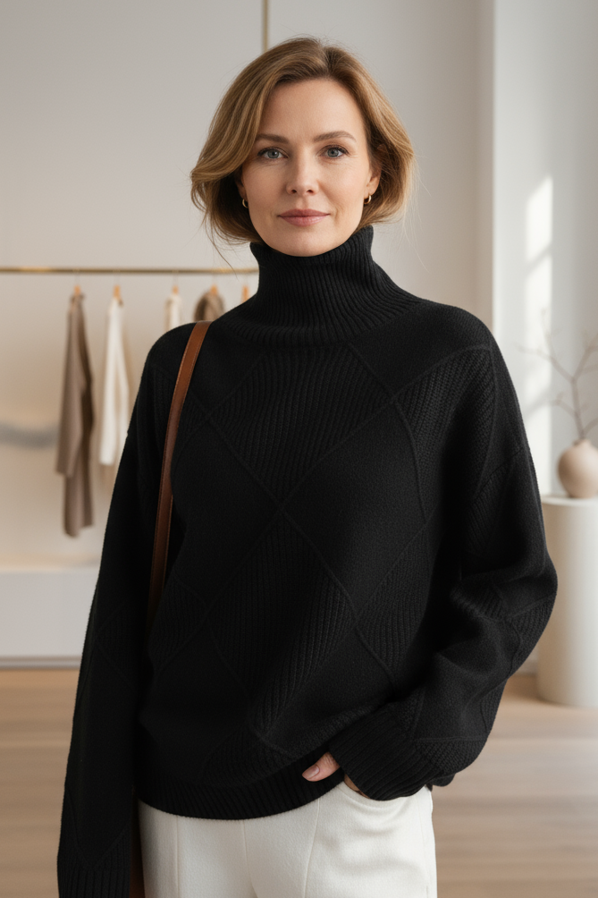 EVELYN – ROLLKRAGENPULLOVER