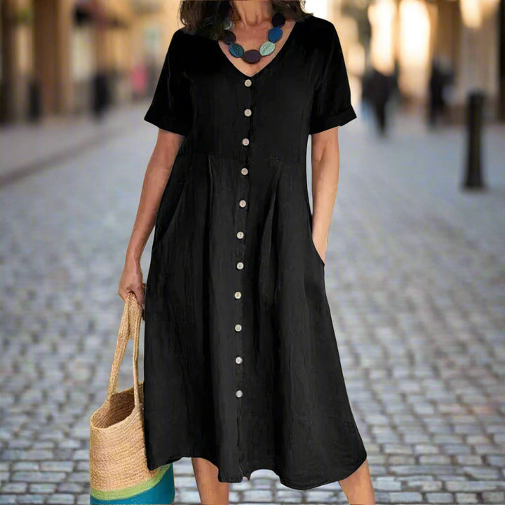 CAROLINE – ELEGANTES KLEID MIT BAUCHKASCHIERUNG