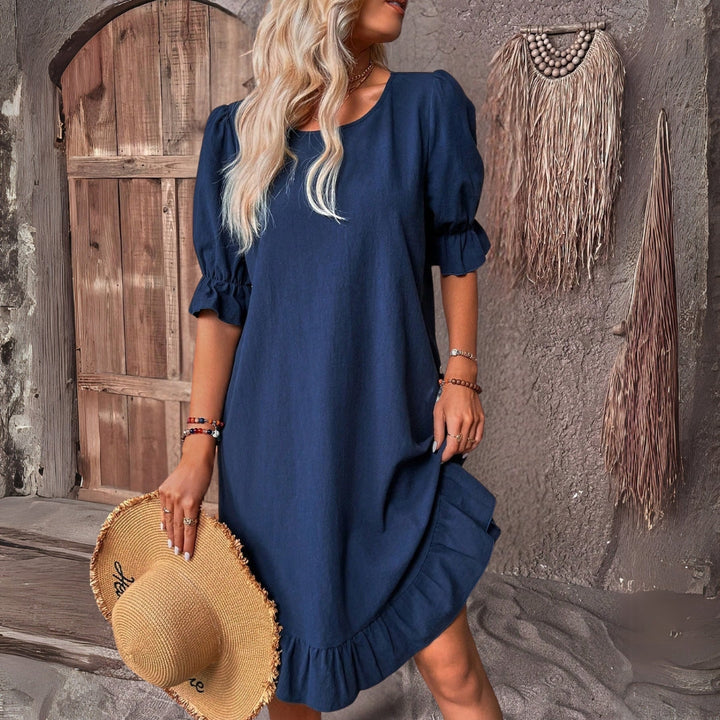 LEILA – ELEGANTES MIDI-KLEID