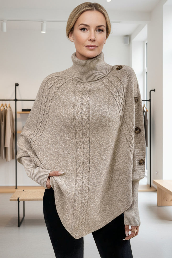CALISTA – STILVOLLER STRICKPONCHO