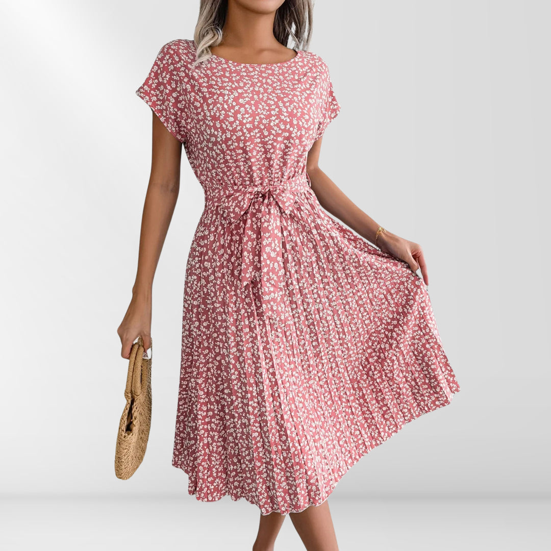 ANELE – BLUMENFALTENKLEID