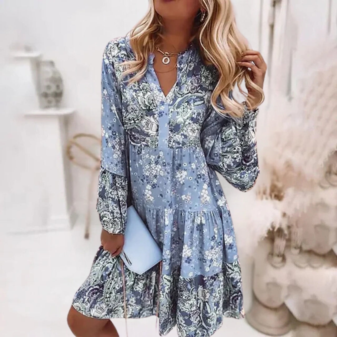 BONNA - FLORAL BOHO KLEID