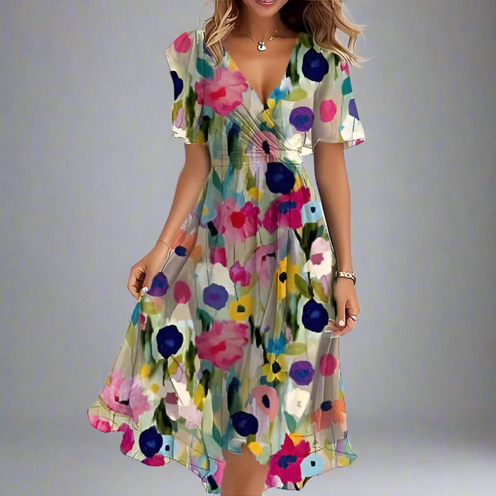 NYLA – BLUMENMUSTER-KLEID