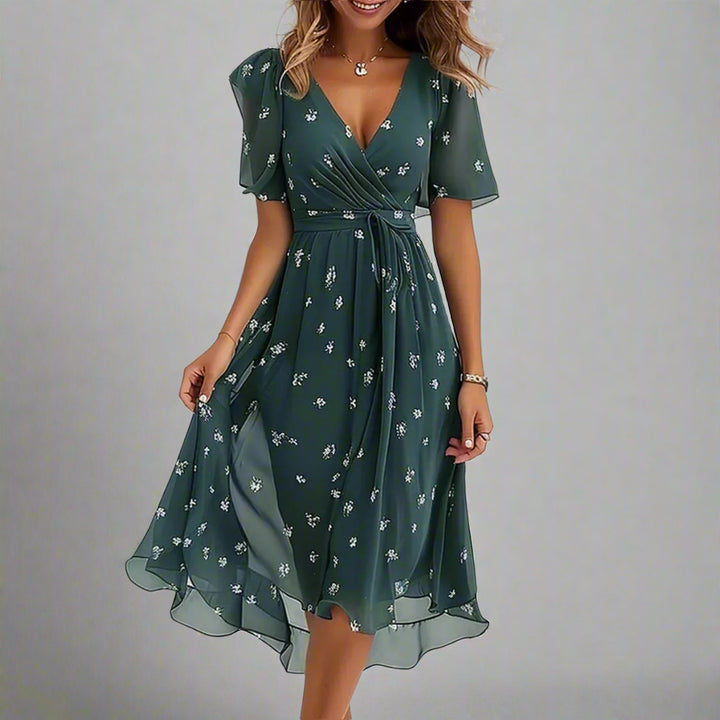 NYLA – BLUMENMUSTER-KLEID