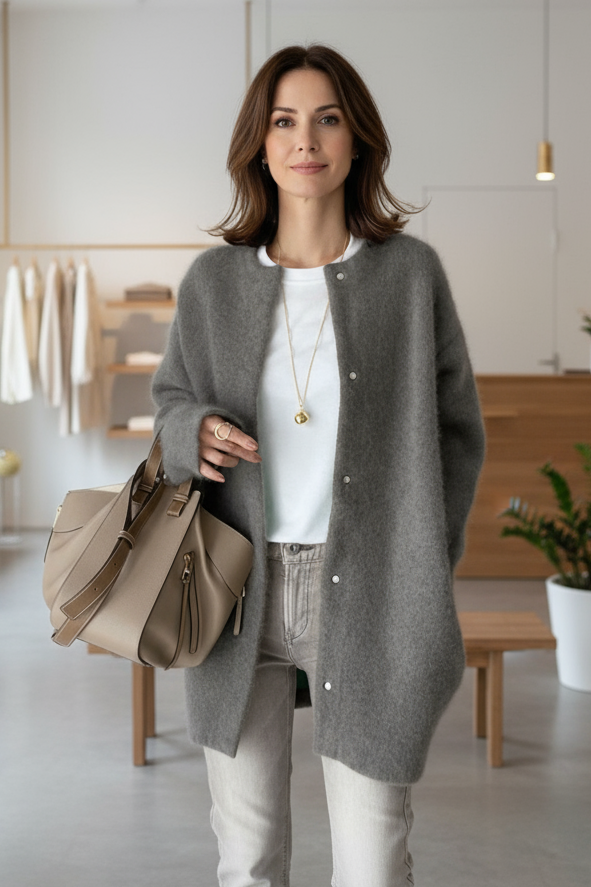 CORA – ZEITLOSE STRICKJACKE