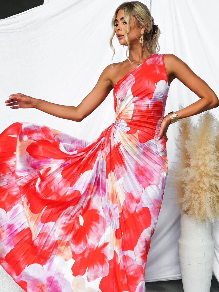 SERAFINA - SUNSET MAXIKLEID