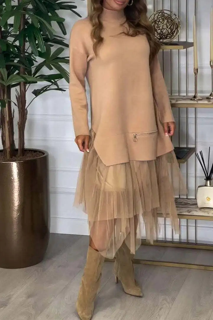 ADÉLIA – KLEID MIT ZIPPER-DETAIL