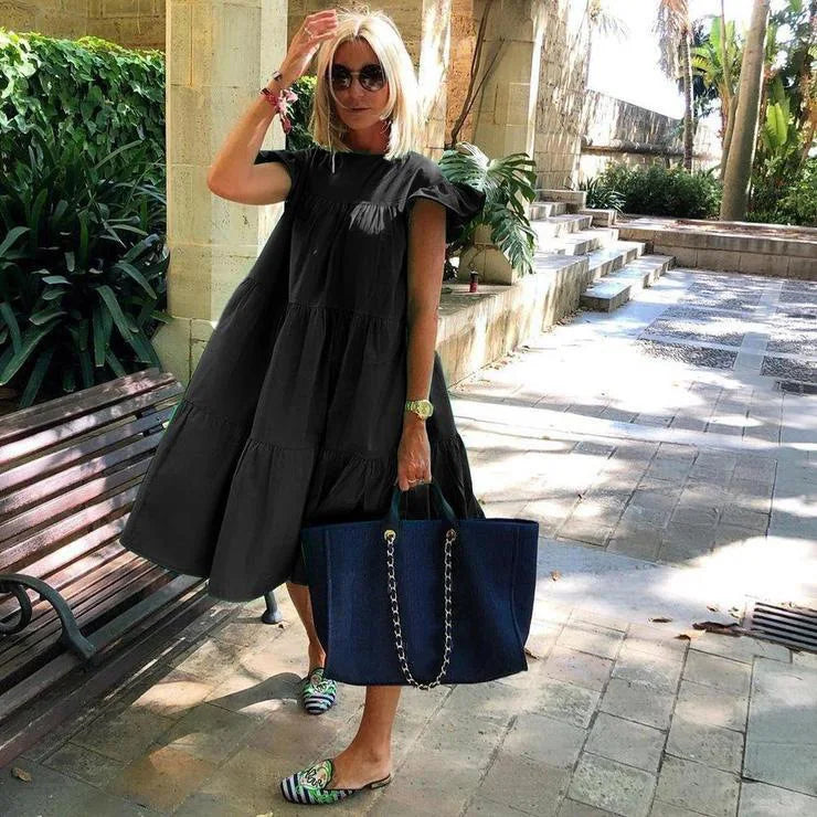 MAGDA – MIDI-KLEID MIT BAUCHBDECKUNG