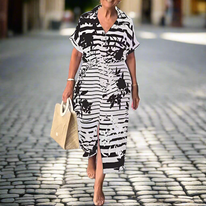 CLARA – STREIFENKLEID