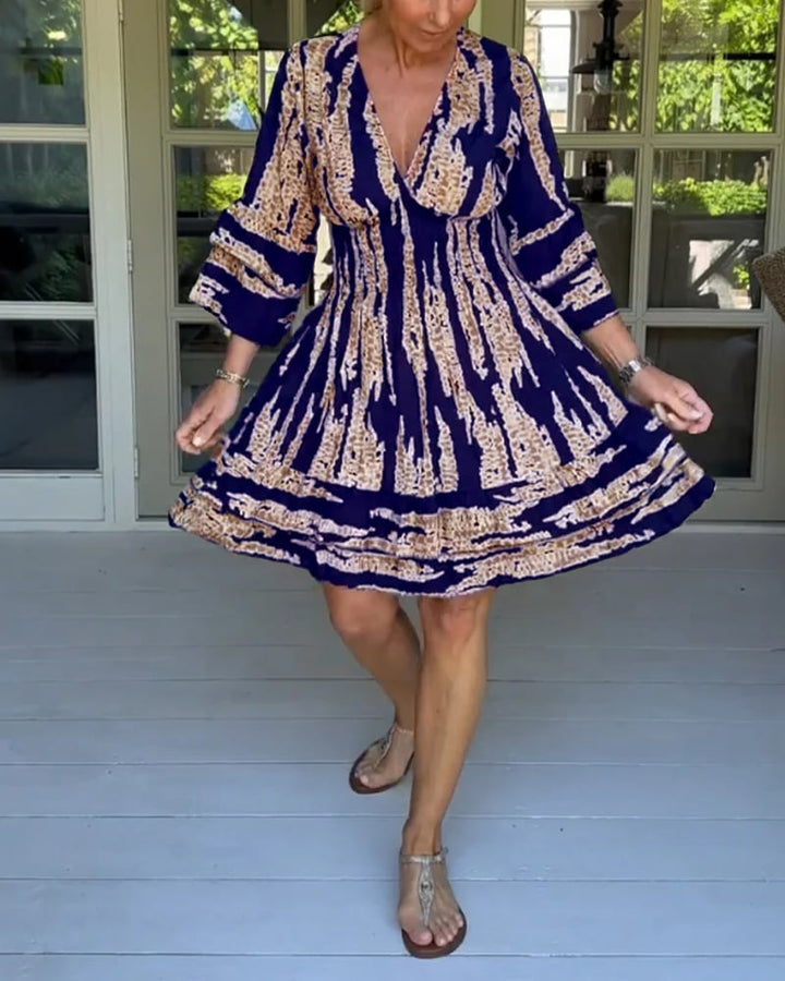 GREN - KLEID MIT 3/4-ÄRMELN