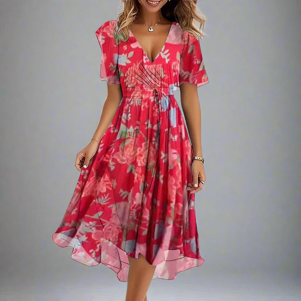 NYLA – BLUMENMUSTER-KLEID
