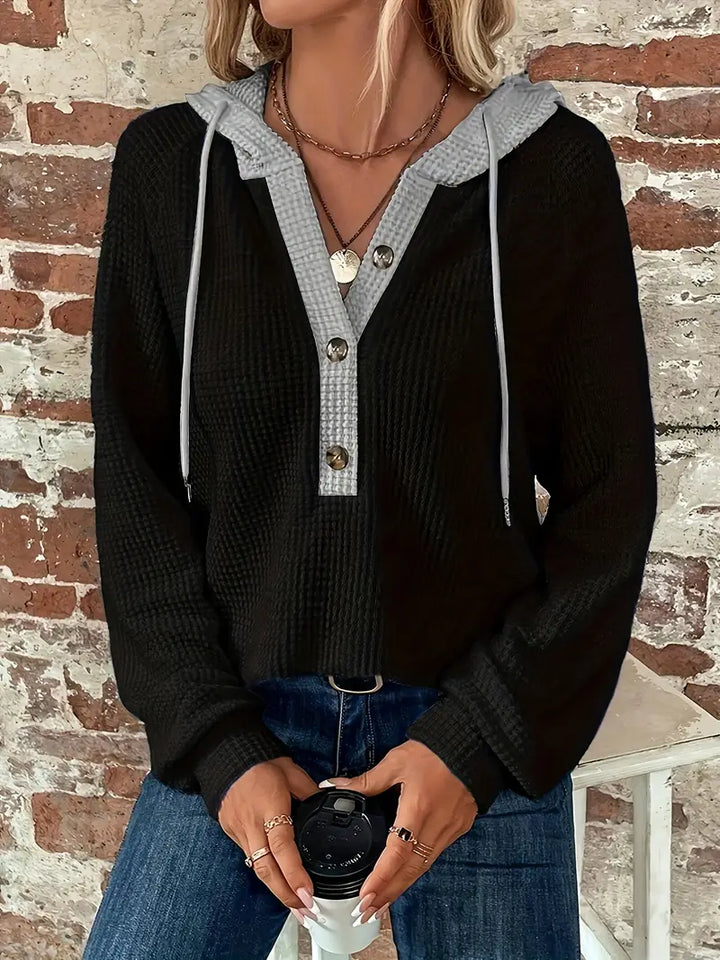 MELINA – LOCKERES KNOPF-SHIRT