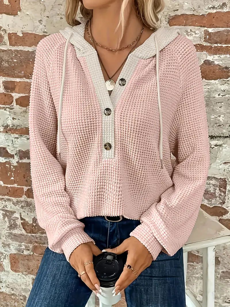 MELINA – LOCKERES KNOPF-SHIRT