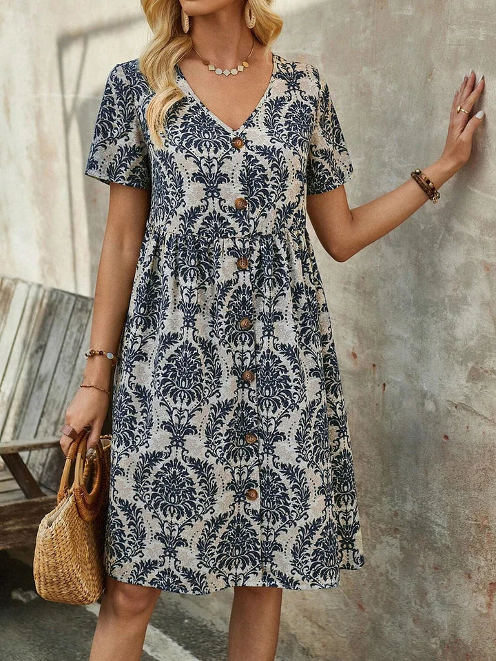 DIANE – KURZARM-VINTAGE-KLEID