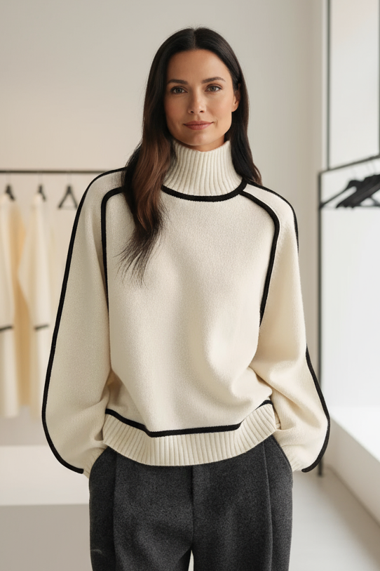 VICTORIA – ZEITLOSER ROLLKRAGENPULLOVER