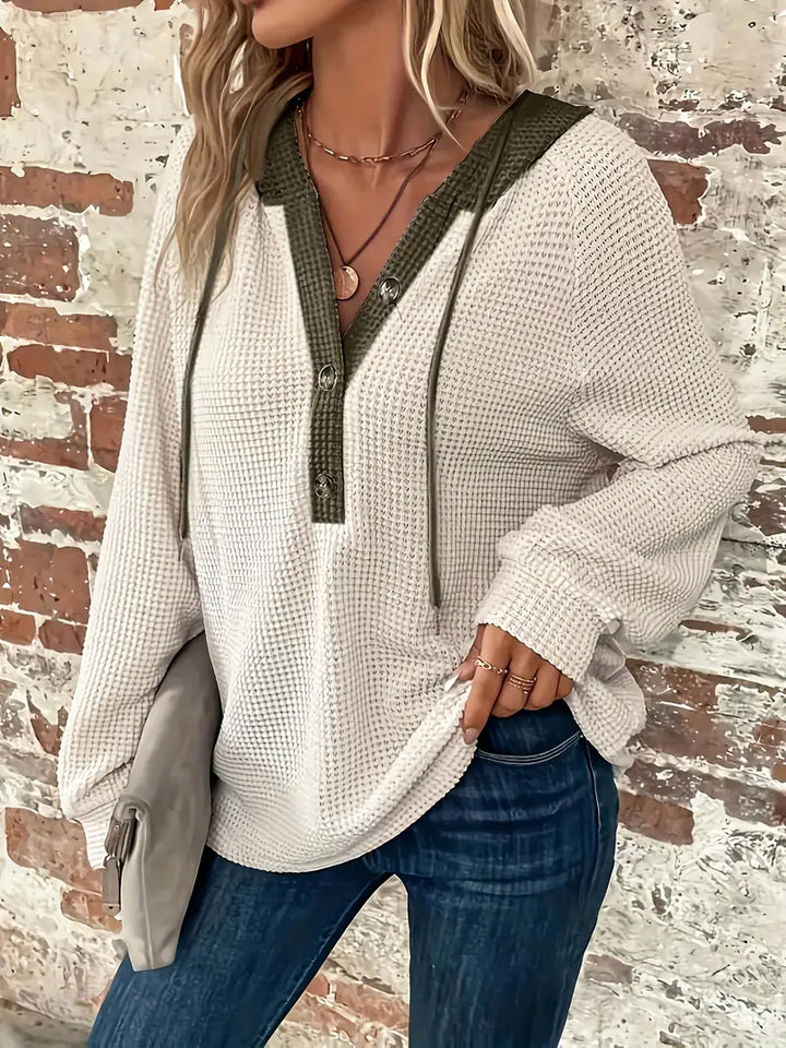 MELINA – LOCKERES KNOPF-SHIRT