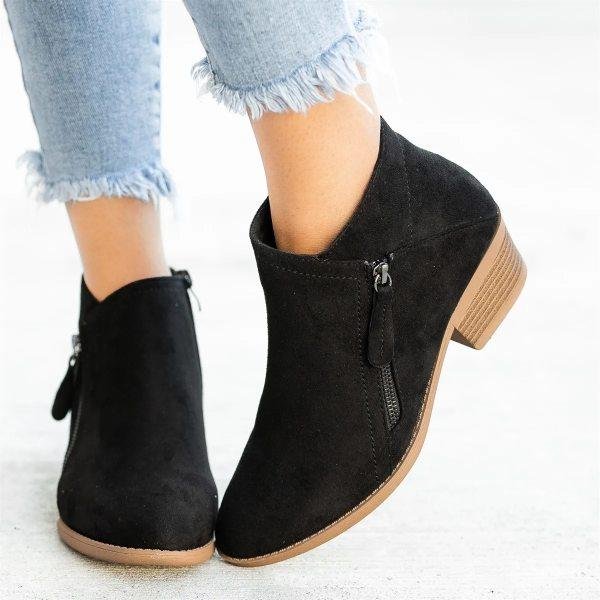 ASTRID – SUEDE STIEFELETTEN
