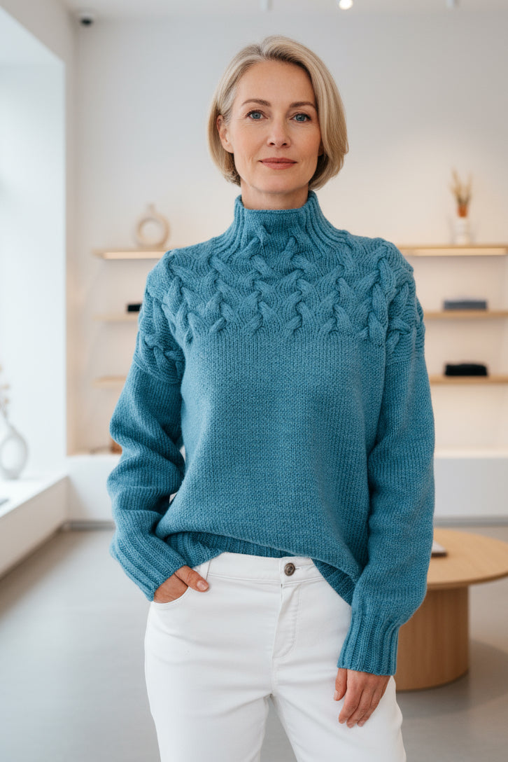 GEORGIA – STRICKPULLOVER MIT ROLLKRAGEN