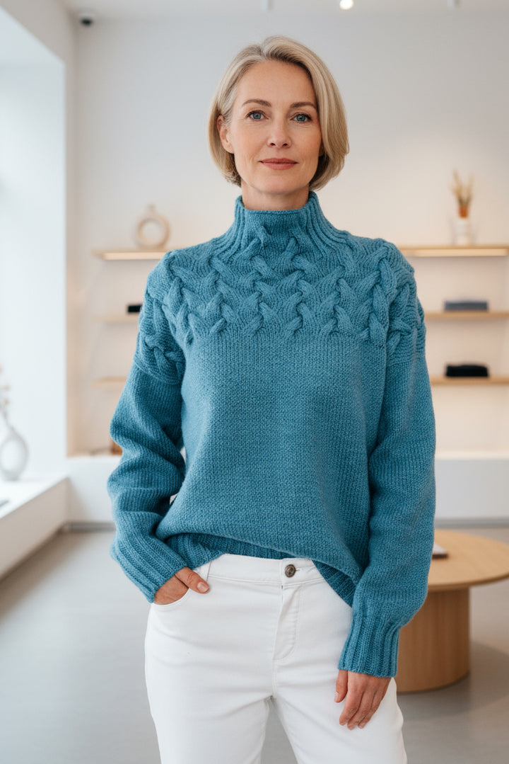 GEORGIA – STRICKPULLOVER MIT ROLLKRAGEN