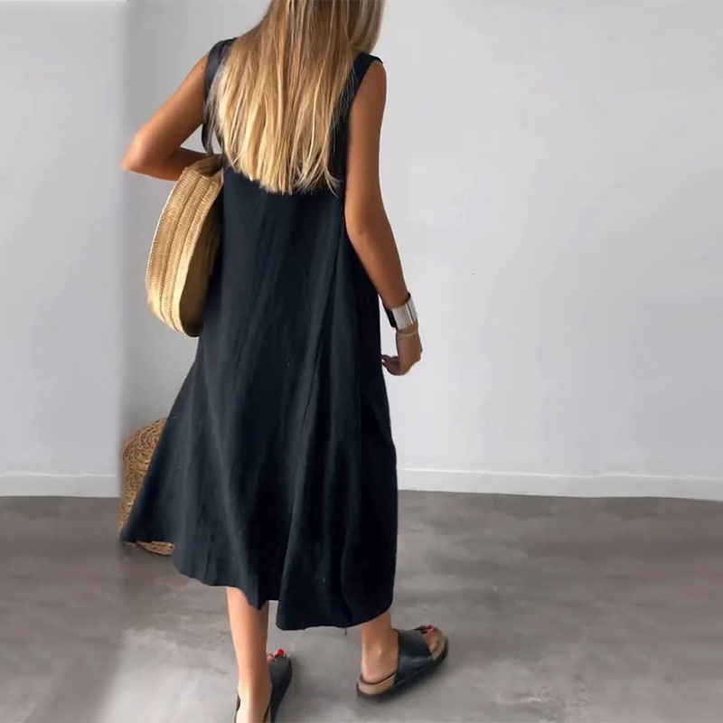 ALURA – LOCKERES ÄRMELLOSES KLEID