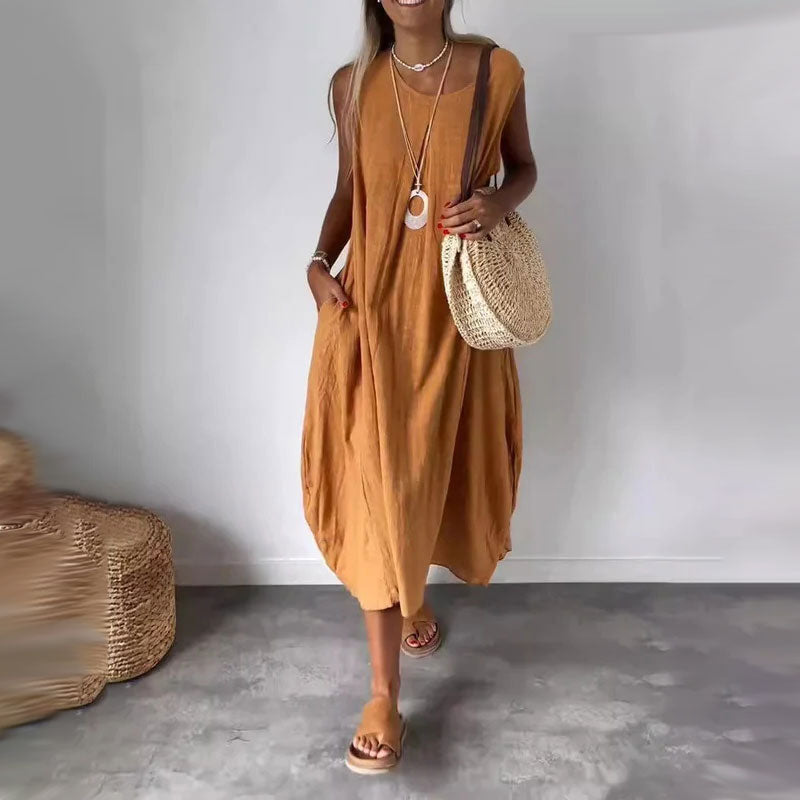 ALURA – LOCKERES ÄRMELLOSES KLEID