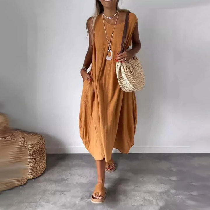 ALURA – LOCKERES ÄRMELLOSES KLEID
