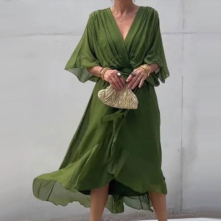 ALINTA – MIDIKLEID MIT V-AUSSCHNITT
