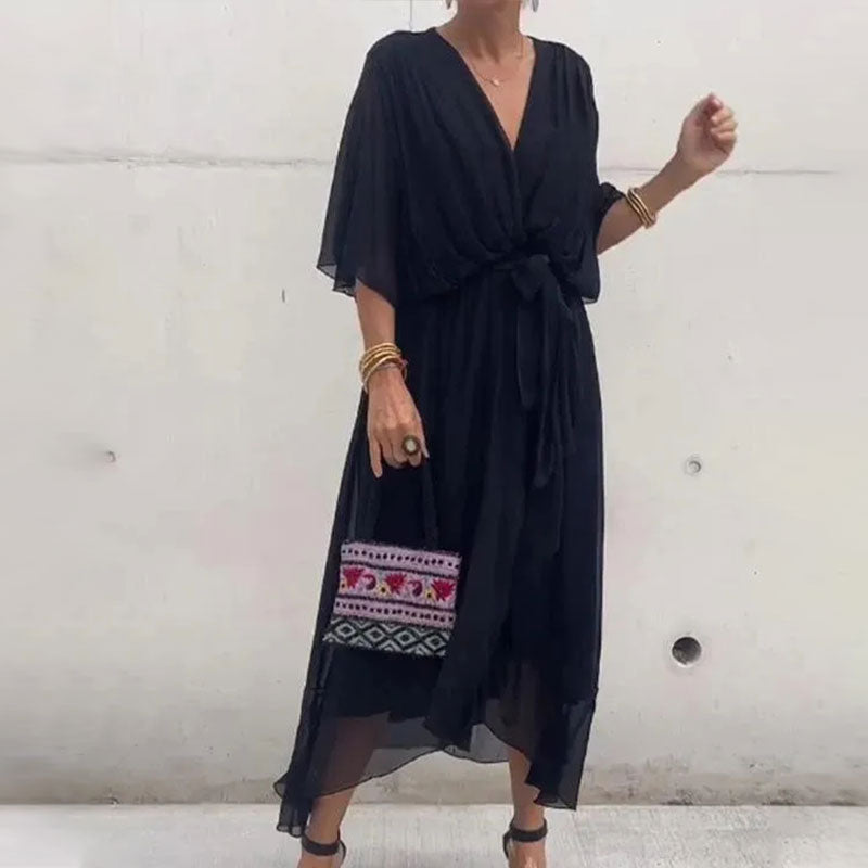 ALINTA – MIDIKLEID MIT V-AUSSCHNITT