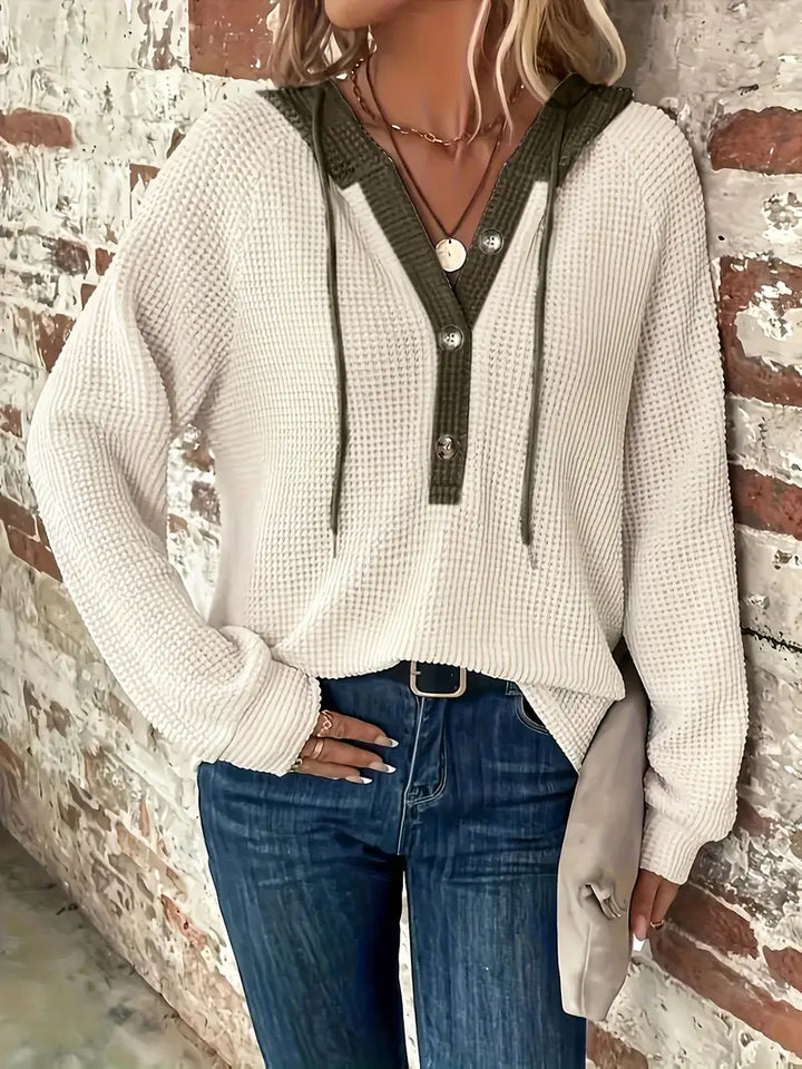 MELINA – LOCKERES KNOPF-SHIRT