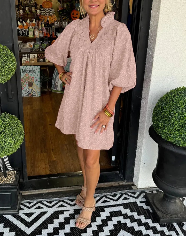 MELANIE – SOMMERKLEID MIT PUFFÄRMELN