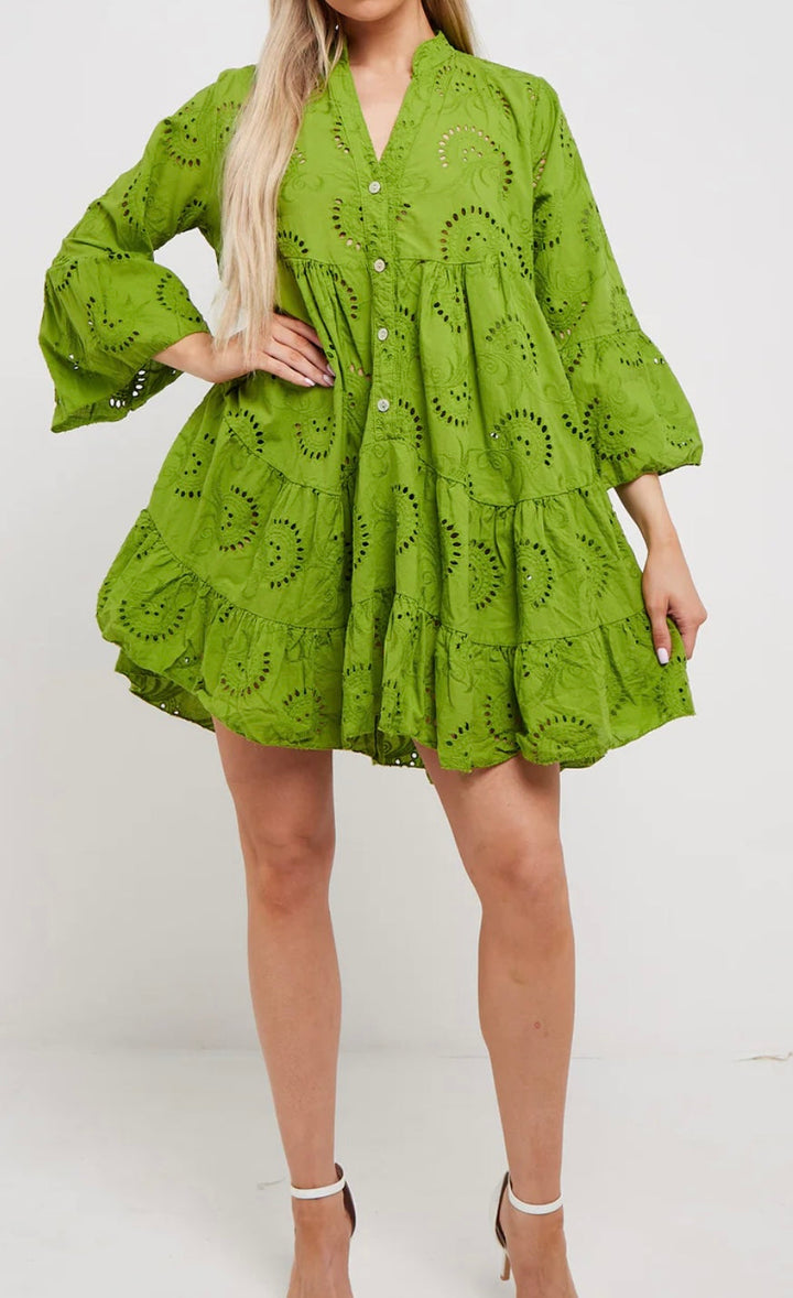 FRIEDA – SPITZENBLUSENKLEID