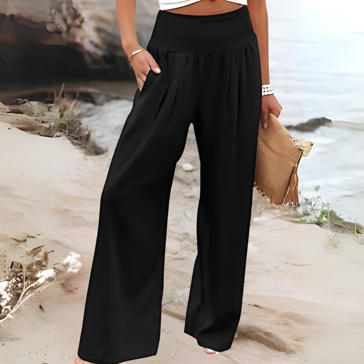 SELIMA - BEACH WIDE-LEG PANTS