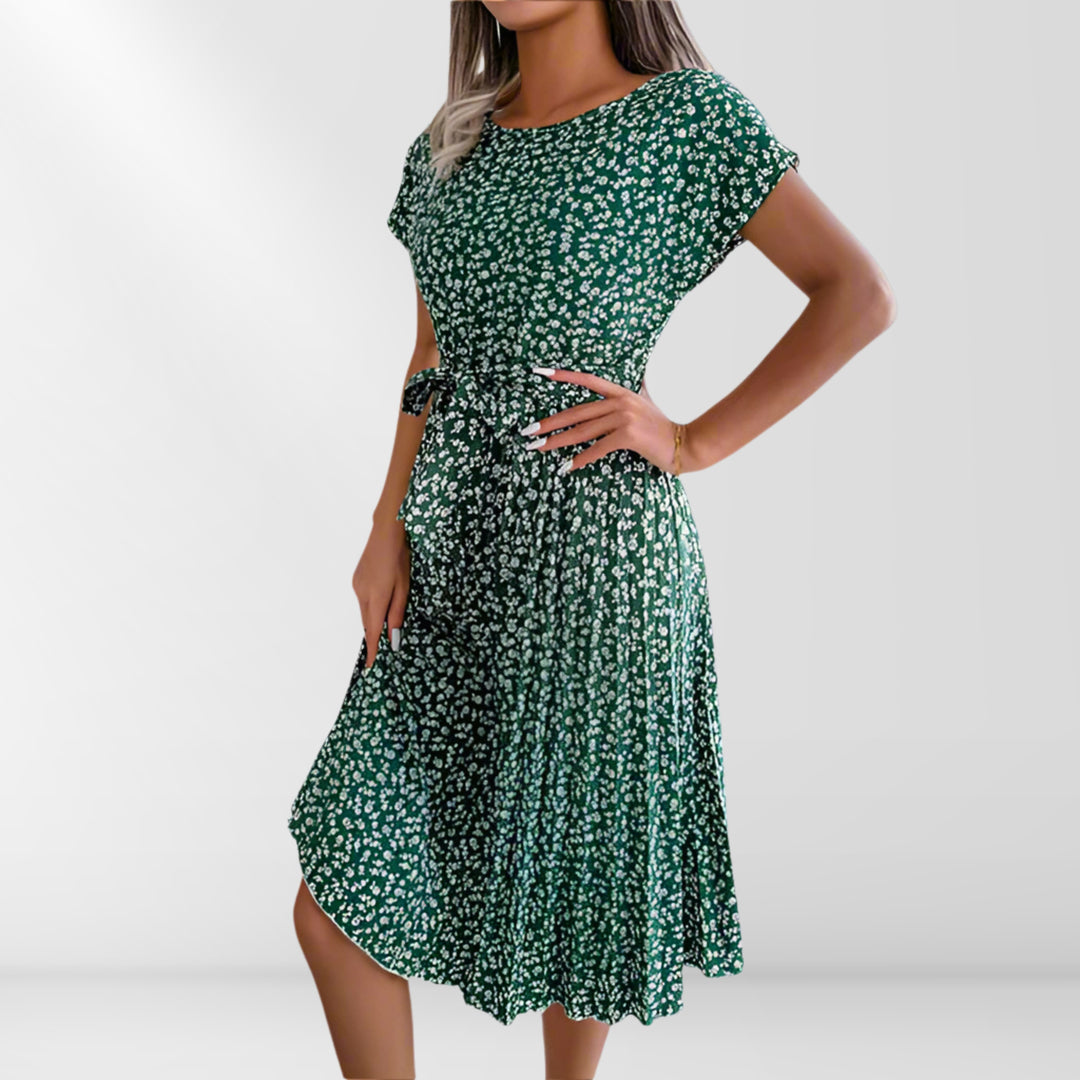 ANELE – BLUMENFALTENKLEID