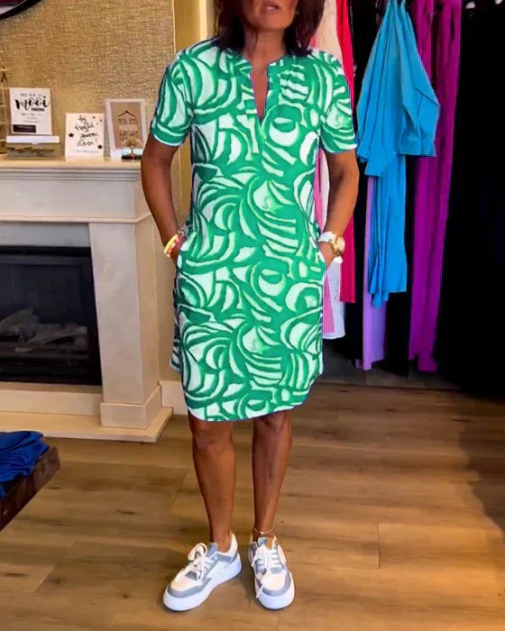 RHONDA - COLOURFUL DRESS