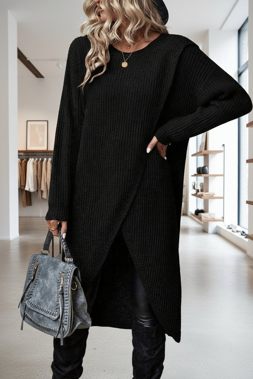 HILDE – ASYMMETRISCHES STRICKKLEID