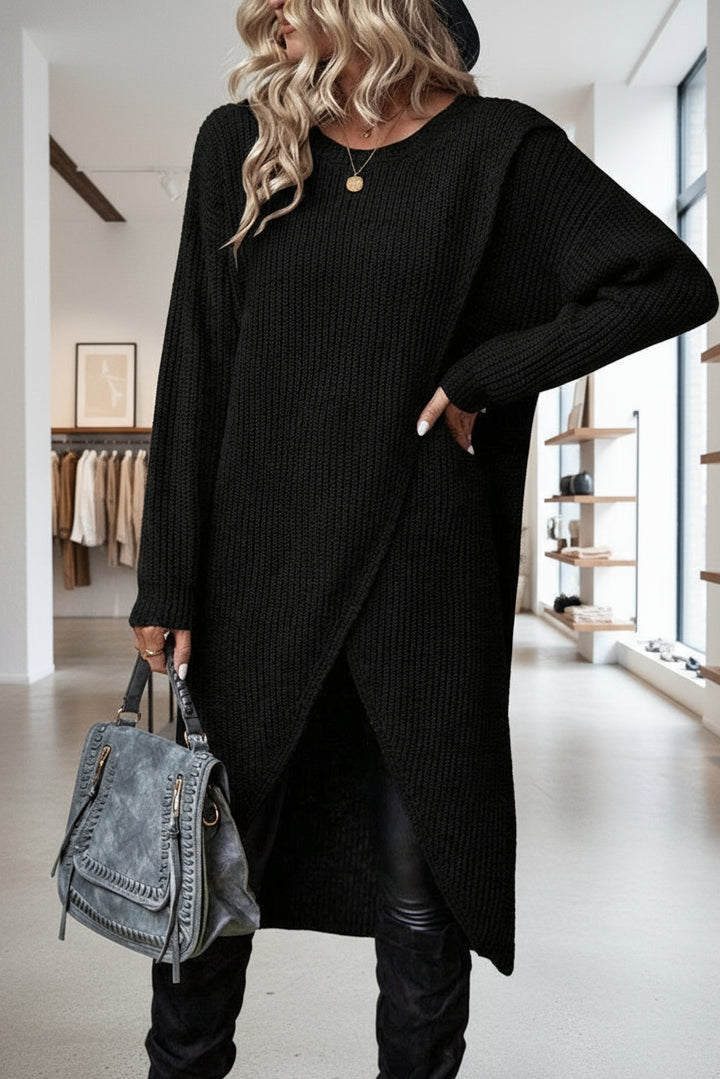 HILDE – ASYMMETRISCHES STRICKKLEID