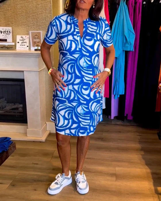 RHONDA - COLOURFUL DRESS