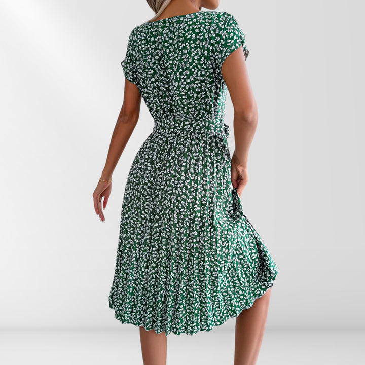 ANELE – BLUMENFALTENKLEID