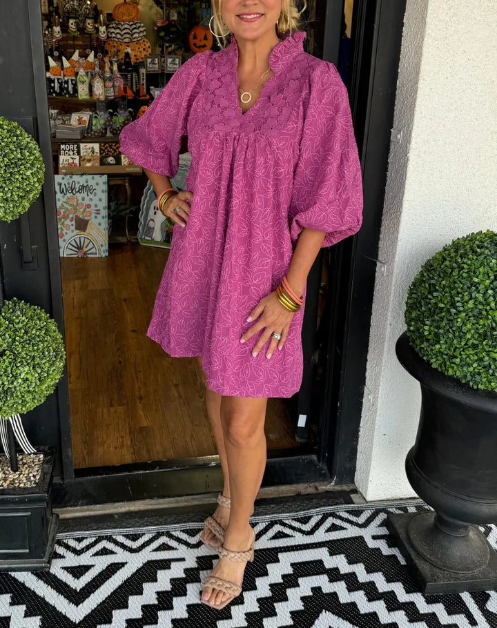 MELANIE – SOMMERKLEID MIT PUFFÄRMELN